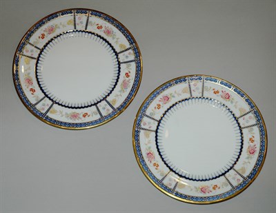 Lot 615 - Twelve Royal Doulton Porcelain Luncheon Plates