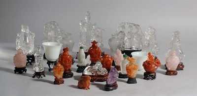 Lot 1325 - Miscellaneous Group of Chinese Hardstone and...
