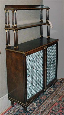 Lot 466 - Regency Style Parcel Gilt Mahogany Side...