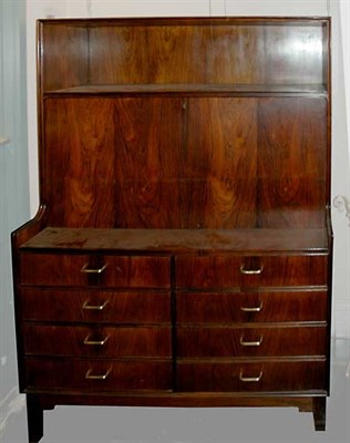 Lot 226 - Rosewood Fall Front Secretary Danish award...