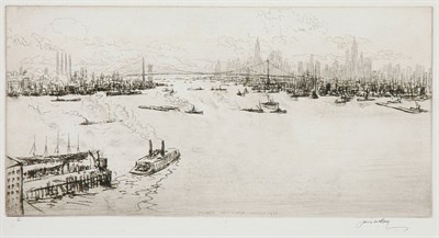 Lot 3186 - James McBey MANHATTAN (HARDIE/CARTER 275)...