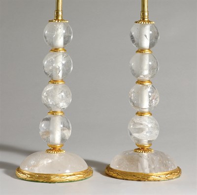 Lot 534 - Pair of Neoclassical Style Gilt-Metal Mounted...