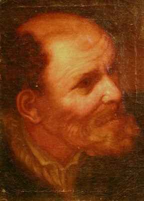 Lot 2092 - Bolognese School 17th Century Head of a Man...