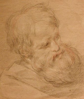Lot 2008 - Circle of Guido Reni Head of St. Peter Trois...