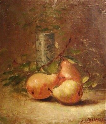 Lot 43 - Resmaldi 20th Century STILL LIFE WITH PEARS...