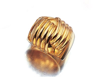 Lot 3457 - Gold Band Ring