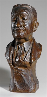 Lot 589 - Bronze Bust of a Gentleman After a model by...