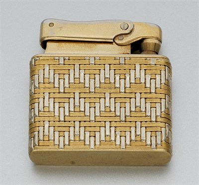 Lot 698 - Two-Color Gold Cigarette Lighter