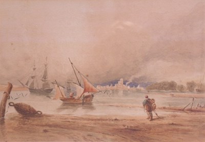 Lot 2024 - Copley Fielding British, 1787-1855 ESTUARY...