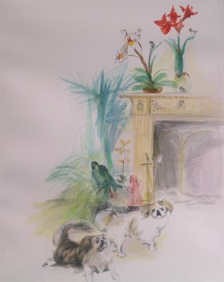 Lot 53 - American School 20th Century PEKINGESE BY THE...