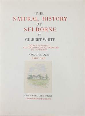 Lot 3066 - WHITE, GILBERT The Natural History &...