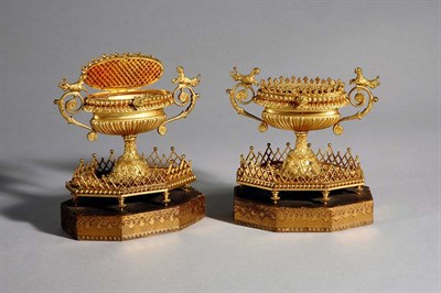 Lot 2439 - Pair of Renaissance Style Gilt-Metal...