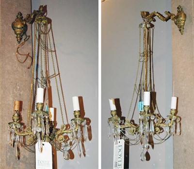 Lot 2447 - Pair of Louis XVI Style Gilt-Bronze and Cut...