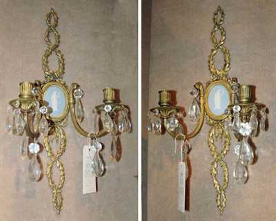 Lot 2449 - Pair of Neoclassical Style Gilt-Metal and...