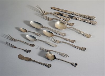 Lot 2243 - American Sterling Silver Flatware Service In...