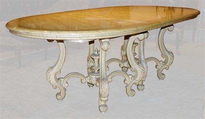 Lot 2157 - Louis XVI Style Painted Twin Pedestal...