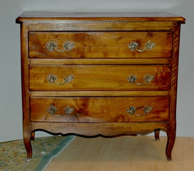 Lot 491 - Provincial Louis XV Style Fruitwood Commode...
