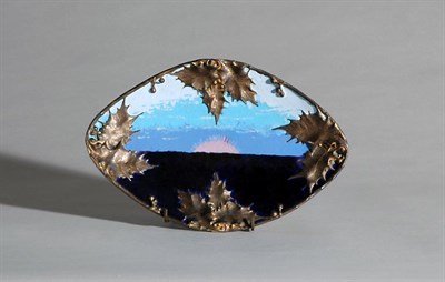 Lot 2534 - French Art Nouveau Gilt and Enameled Bronze...