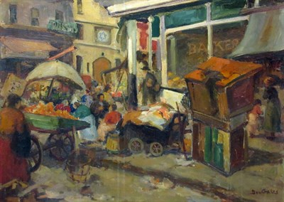 Lot 36 - Ben Galos American, 1889-1963 East Side Market...