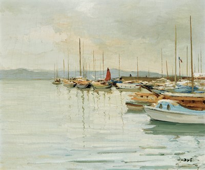 Lot 30 - Marcel Dyf French, 1899-1985 Voiliers en...