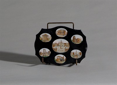 Lot 2488 - Italian Micromosaic Weight Of shaped...