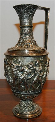 Lot 455A - Neoclassical Style Silver Plated Ewer Height 9...