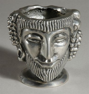 Lot 200 - Swedish Art Deco Pewter Double-Head Form...