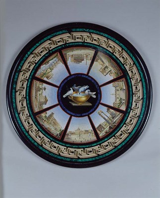 Lot 2114 - Italian Micromosaic Table Top Cesare...