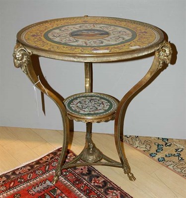 Lot 621 - Neoclassical Style Gilt-Metal and Polychrome...