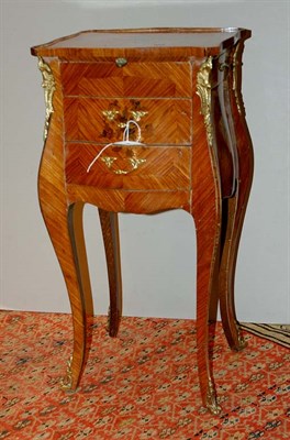 Lot 599 - Louis XV Style Marquetry and Kingwood...