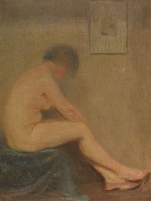 Lot 39 - Karl Johnson American, 20th century Seated...