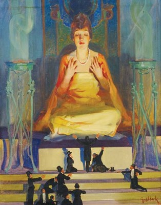 Lot 23 - Walter Dean Goldbeck American, 1882-1925 Woman...