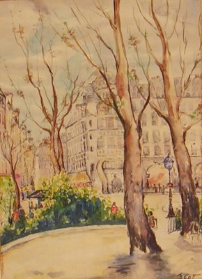 Lot 58 - Scott 20th Century VIEW OF PARIS Signed Scott...