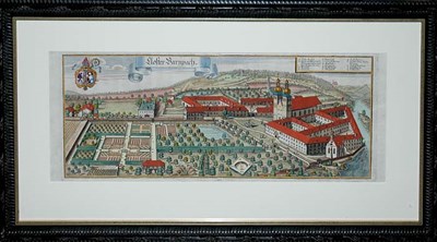 Lot 153 - Michael Wening CLOSTER BARNVACH Hand-colored...