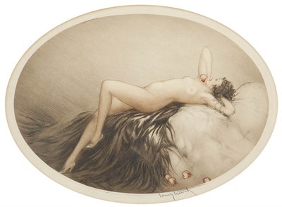 Lot 3157 - Louis Icart EVE (H./C./I. 353) Color etching...