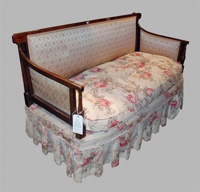 Lot 307 - Louis XVI Style Upholstered Mahogany Settee...