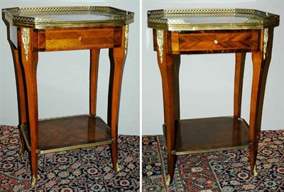 Lot 334 - Pair of Transitional Louis XV/XVI Style Marble...