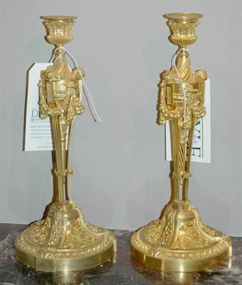 Lot 2350 - Pair of Louis XVI Style Gilt-Bronze...