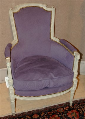 Lot 2433 - Louis XVI Painted Bergere Late 18th century...