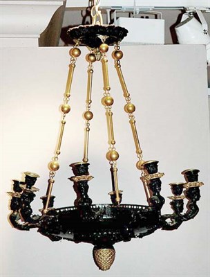 Lot 2421 - Charles X Gilt and Patinated-Bronze...
