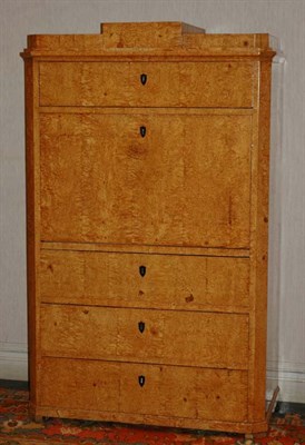 Lot 2523 - Russian Neoclassical Karelian Inlaid Birch...