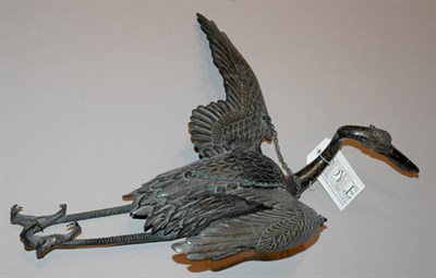 Lot 4230 - Japanese Bronze Crane