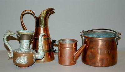 Lot 358 - Miscellaneous Group of Copper Table Articles...