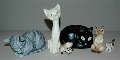 Lot 392 - Miscellaneous Group of Ceramic Figures of Cats...