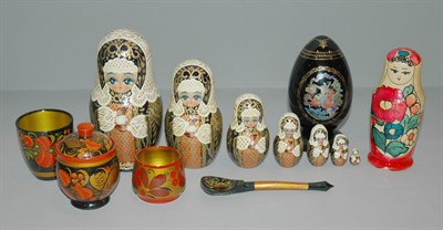 Lot 393 - Miscellaneous Group of Russian Lacquered...