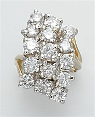 Lot 402 - Diamond Cluster Ring