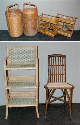 Lot 173 - Miscellaneous Group of Six Wicker Decorations...