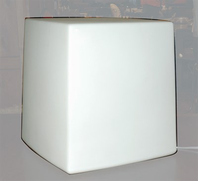 Lot 178 - White Plastic Side Table Electrified. Height...