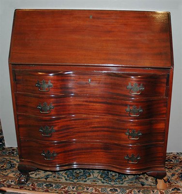 Lot 189 - Georgian Style Mahogany Slant Front Desk...