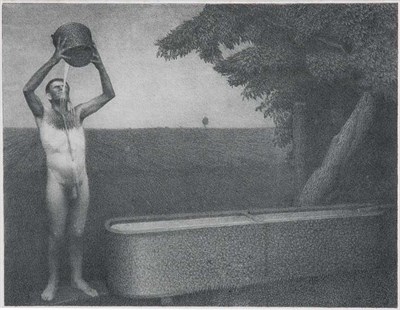 Lot 3385 - Grant Wood SULTRY NIGHT (C. 6) Lithograph,...
